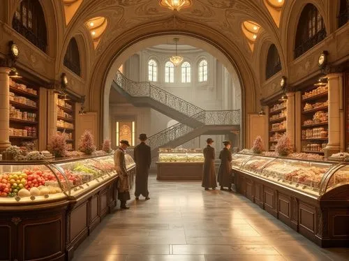 aisle,boulangerie,eataly,patisserie,french confectionery,bakeries,grocers,bakery,confectioneries,arcaded,grocer,confectioners,larder,spice market,refectory,servery,citta alta in bergamo,homegrocer,pastry shop,pantry,Photography,General,Realistic