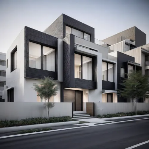 new housing development,townhouses,modern architecture,modern house,residential,housing,landscape design sydney,residential house,condominium,apartments,residential property,3d rendering,apartment bui