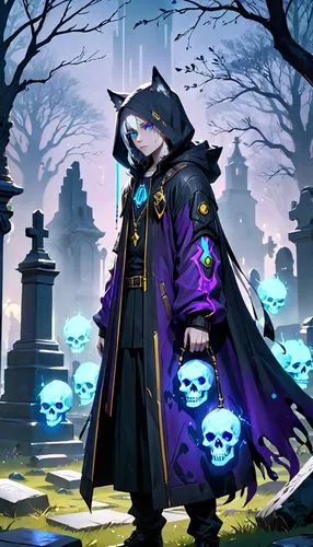 halloween banner,halloween background,grimm reaper,king of the ravens,undead warlock,grim reaper,dodge warlock,halloween wallpaper,monsoon banner,raven bird,black raven,magus,undertaker,raven,death god,halloween witch,dark-type,haunebu,mage,celebration cape,Anime,Anime,Cartoon