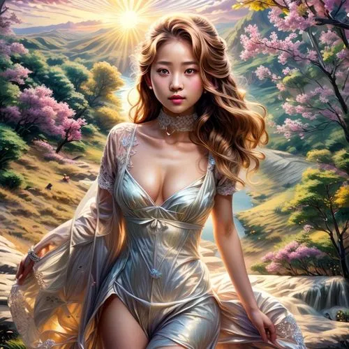 haixia,fantasy portrait,xianwen,yuanpei,fantasy picture,jingwen,japanese sakura background,xiaofei,fantasy art,yangmei,yingjie,qianwen,yongjia,world digital painting,jianwen,xiaomei,xiaoyan,shaoxuan,yunjie,yanzhao