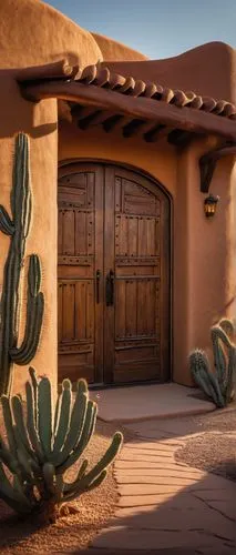 front door,desert plant,xeriscaping,traditional house,entryways,exterior decoration,restored home,desert plants,dutchman's-pipe cactus,earthship,southwestern,doorsteps,dunes house,beautiful home,desert landscape,desert desert landscape,cactuses,doorways,casa,puertas,Illustration,Black and White,Black and White 13