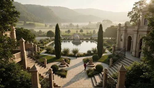 pemberley,dorne,rivendell,villa d'este,cliveden,villa balbianello,belvedere,versailles,naboo,chatsworth,arcadia,downton,ponds,secret garden of venus,chateau,tatia,briarcliff,palace garden,ritzau,nargothrond