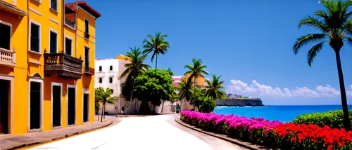 cuba background,positano,curacoa,monaco,seaside resort,caribbean,altea,riviera,tropico,the caribbean,curacao,portofino,vallarta,waikiki,townscapes,virtual landscape,paradisus,tropicale,amalfi,palmilla,Art,Classical Oil Painting,Classical Oil Painting 21