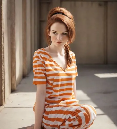 orange,orange color,orange robes,bright orange,horizontal stripes,stripes,striped,striped background,orange half,orange cream,redhead doll,clementine,lindsey stirling,liberty cotton,daisy 2,redheaded,tigger,clary,daisy 1,onesie,Photography,Natural