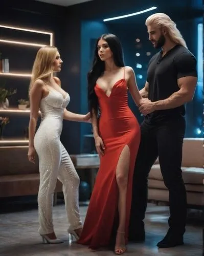 man in red dress,in red dress,commercial,elissa,telenovela,nayer