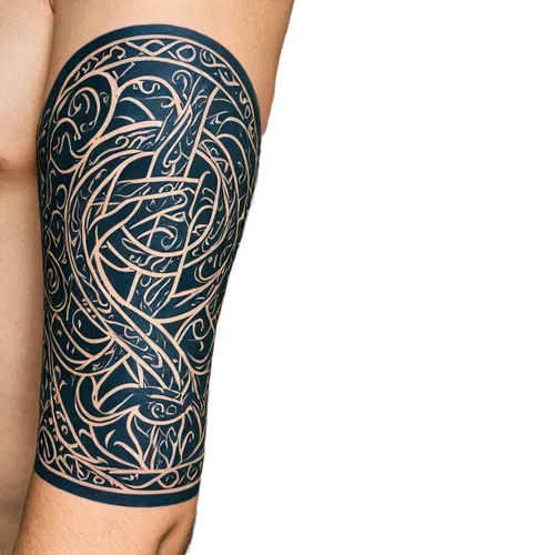 Odin symbol, intricate design, bold lines, Nordic mythology inspiration, forearm tattoo, masculine, detailed shading, 3D effect, black ink, tribal pattern, Scandinavian style, close-up shot, dramatic 