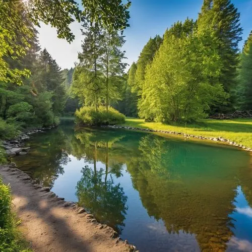 aaaa,green trees with water,aaa,germany forest,nature background,river landscape,kanal,green landscape,waldseemueller,idyllic,uzak,bavarian swabia,mckenzie river,northern germany,clear stream,lakanal,weiher,nature wallpaper,background view nature,bakharz,Photography,General,Realistic