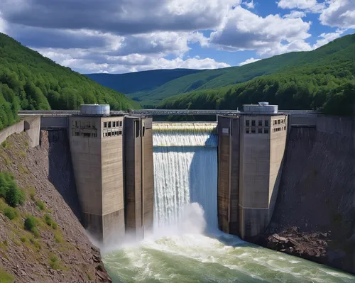 Imagine a thrilling adventure where Mikaila Murphy must stop a powerful leak from causing catastrophic damage to a hydroelectric dam.,hydroelectricity,hydropower plant,dam,water power,toktogul dam,wat