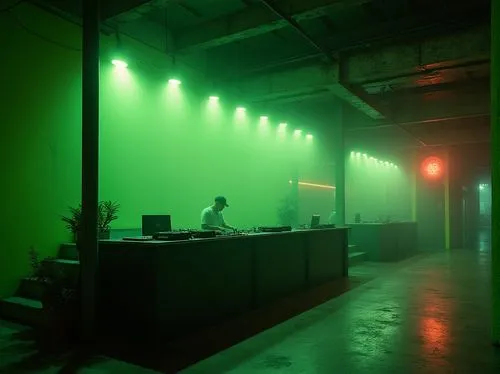 soundstages,greenroom,green smoke,green light,the server room,scene lighting,eyebeam,blur office background,greenlighting,fluorescents,flavin,sfpc,lighting system,pea soup,limelight,green screen,rackspace,soundstage,scenography,high fog,Photography,General,Realistic