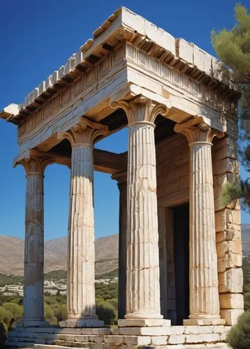 erechtheus,greek temple,erechtheion,temple of hercules,doric columns,segesta,nemea,laodicea,roman temple,temple of diana,priene,pasargadae,messene,delphi,tholos,dougga,tiryns,hierapolis,chersonesos,volubilis,Conceptual Art,Daily,Daily 09