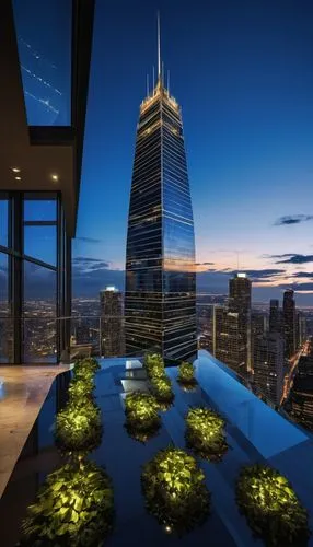 skyscapers,roof garden,roof top pool,roof terrace,songdo,penthouses,infinity swimming pool,skyloft,inlet place,top of the rock,1 wtc,dubay,highmark,blue hour,shangai,escala,one world trade center,the observation deck,sathorn,vdara,Illustration,Paper based,Paper Based 03