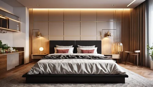 modern decor,room divider,modern room,contemporary decor,gold wall,bedroom,interior modern design,sleeping room,interior decoration,interior design,guest room,search interior solutions,bed frame,canopy bed,great room,3d rendering,guestroom,room lighting,decorates,bamboo curtain,Photography,General,Realistic