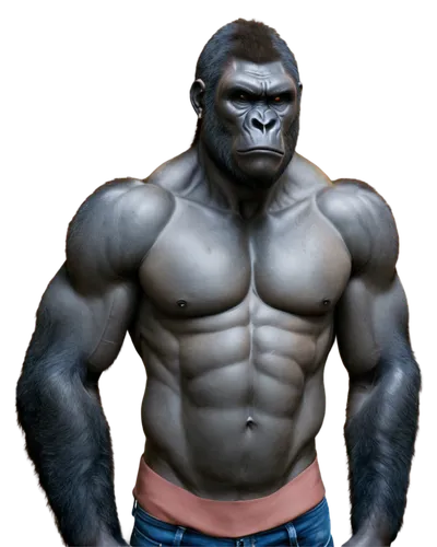 gorilla,silverback,haramirez,ape,shabani,ebz,apeman,bodybuilding,grodd,body building,dk,goro,bodybuilder,prosimian,muscleman,rilla,simian,bulmahn,bufferin,muscle man,Illustration,Abstract Fantasy,Abstract Fantasy 18