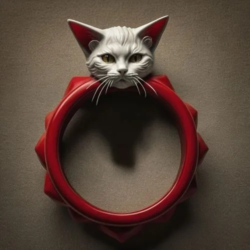 background,red cat,cat frame,red whiskered bulbull,lifebuoy,cat image,cat toy,the cat,cheshire,chartreux,cat's eyes,feline,red ribbon,hanging cat,siamese cat,catlike,lucky cat,on a red background,cat 