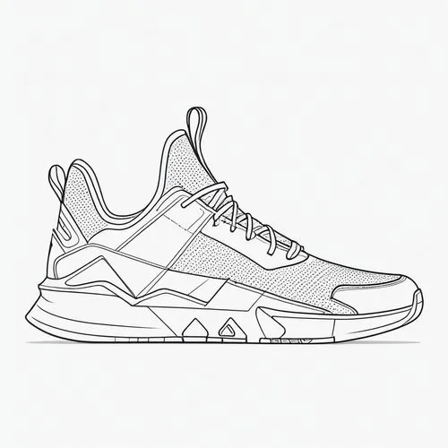 huarache,basketball shoe,vector image,summer line art,sneakers,athletic shoe,animal line art,tennis shoe,air,shoes icon,vector graphic,sneaker,sports shoe,wireframe,vector illustration,forces,basketball shoes,carts,vector design,walking shoe,Illustration,Black and White,Black and White 04