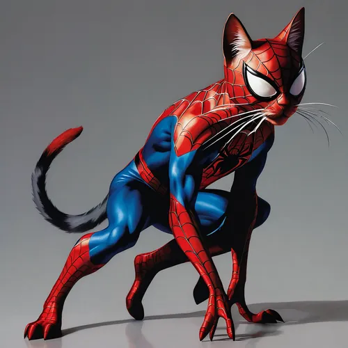 tom cat,rex cat,cartoon cat,spiderman,spider-man,cat vector,marvel figurine,spider,animal feline,marvel comics,cat-ketch,red cat,spider man,tangle-web spider,spider the golden silk,spider bouncing,arachnid,anthropomorphized animals,feline,cat image,Conceptual Art,Fantasy,Fantasy 20