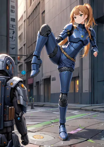 heavy object,robot combat,mecha,kayano,yang,kotobukiya,fighting stance,navy suit,shinjuku,mech,hk,nova,minibot,sigma,military robot,bot training,odaiba,defective protector,stand models,bolt-004