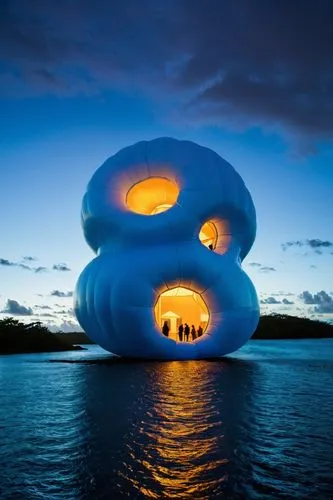 cloud mushroom,mushroom island,cloudmont,floating island,snowhotel,niemeyer,mushroom cloud,eliasson,reinflate,marshmallow art,inflatable,inflate,vatnajokull,igloos,underinflated,paduka,cloud shape,panton,yamatai,taniwha,Photography,Documentary Photography,Documentary Photography 37