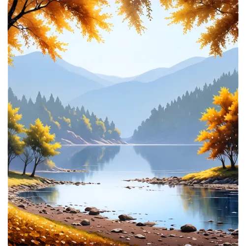 autumn background,landscape background,autumn mountains,autumn landscape,autumn scenery,fall landscape,autumn frame,background vector,autumn theme,world digital painting,autumn day,autumn idyll,background view nature,autumn forest,autumn morning,nature landscape,beautiful landscape,golden autumn,autumn trees,mountain landscape,Conceptual Art,Oil color,Oil Color 06