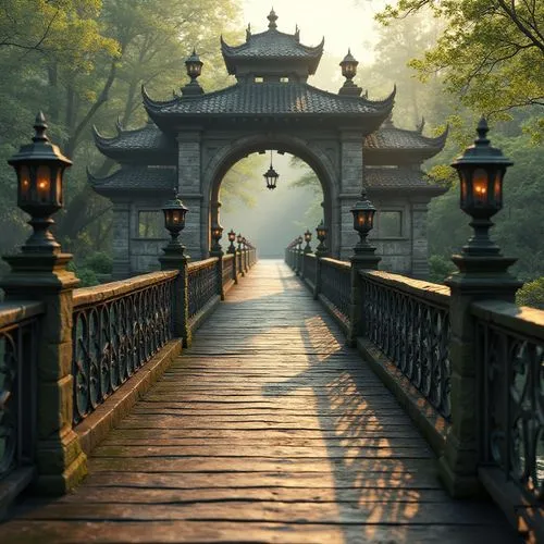 dragon bridge,wooden bridge,wudang,walkway,summer palace,jingshan,scenic bridge,golden bridge,angel bridge,suzhou,the golden pavilion,the mystical path,love bridge,victory gate,heaven gate,adventure bridge,oxenbridge,golden pavilion,asian architecture,bridged,Photography,General,Realistic