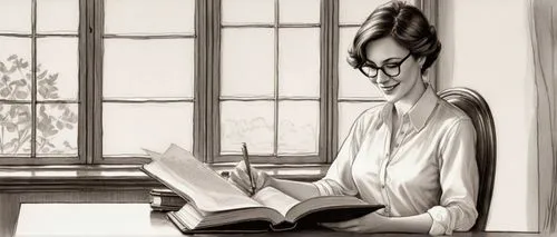 girl studying,study,bookworm,girl drawing,book illustration,reading,bibliophile,librarian,reading glasses,little girl reading,bookish,the girl studies press,bibliographer,studies,restudy,studious,studiously,readers,reader,rukia,Illustration,Black and White,Black and White 30