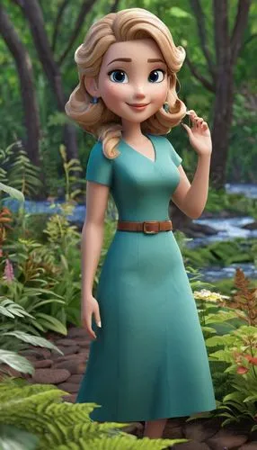 tiana,princess anna,elsa,sylvania,dorthy,helga,Unique,3D,3D Character