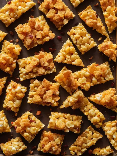 peanut brittle,graham cracker crust,anzac biscuit,wafer cookies,chikki,caramel corn,biscuit crackers,cinnamon stars,baklava,brittle,sesame candy,honeycomb grid,besan barfi,crispbread,parmesan wafers,streusel,corn flakes,matzah brei,complete wheat bran flakes,honeycomb,Conceptual Art,Fantasy,Fantasy 09