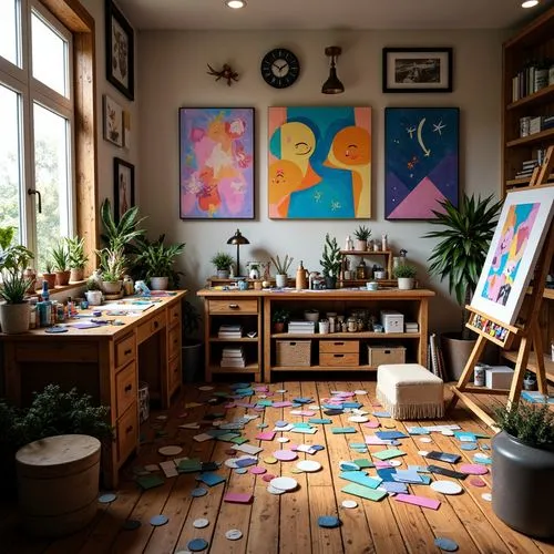 workspace,atelier,creative office,post-it notes,work space,flower painting,working space,meticulous painting,the living room of a photographer,tidiness,sewing room,roominess,workroom,workspaces,playing room,home office,home interior,watercolor tea shop,children's interior,paints