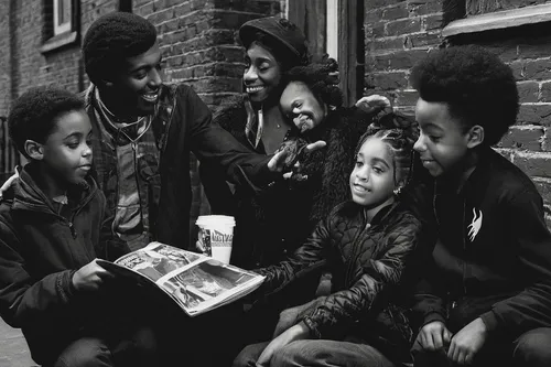 buckwheat,afro american girls,smartweed-buckwheat family,african american kids,generation,young people,black city,little blacks,street music,disciples,city youth,orphans,next generation,streetlife,children studying,lecture,people reading newspaper,notting hill,young birds,black models,Photography,Black and white photography,Black and White Photography 11