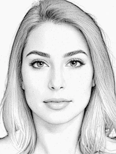 a pencil drawing of a woman's face,kutuzova,karimova,netanyahus,female face,kabaeva,efimova,Design Sketch,Design Sketch,Black and white Comic