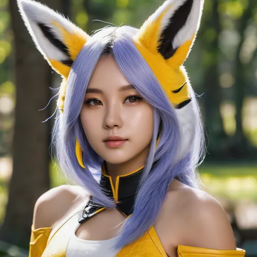 fennec,cute fox,kitsune,fox,adorable fox,a fox,abra,foxes,tiber riven,cosplay image,solar,child fox,cat ears,garden-fox tail,cosplay,yang,jin deui,cosplayer,phuquy,fuki,Photography,General,Natural