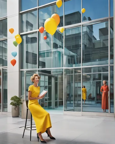 sprint woman,colorful balloons,corner balloons,emoji balloons,little girl with balloons,yellow jumpsuit,balloons mylar,balloons,yellow orange,red balloons,heart balloons,orange yellow,valentine balloons,motivational balloons,rainbow color balloons,post-it notes,commercial,advertising figure,happy birthday balloons,helianthus sunbelievable,Photography,Fashion Photography,Fashion Photography 16