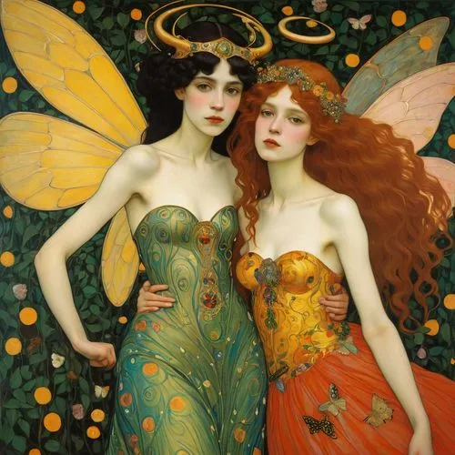 rhinemaidens,vintage fairies,fairies aloft,mucha,fairies,klimley,eckmann,maenads,klimke,orions,damsels,klimts,lathrop,dieckmann,fauns,faery,priestesses,lepidopterists,nymphs,butterfly dolls,Art,Artistic Painting,Artistic Painting 32