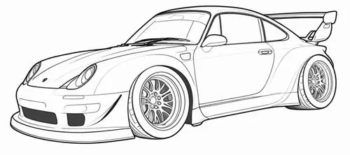 Line art ,rwb,illustration of a car,car outline,ruf,targa,golf car vector,coloring page,wireframe graphics,coloring pages,porsche 911 gt2,tags gt3,racecar,vectoring,wireframe,volkswagen beetle,bodyshe