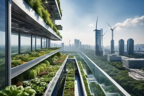 greenhouse effect,sustainability,ecological sustainable development,greentech,ecotopia,sustainable development,ecotech,roof garden,cleantech,sustainable,microhabitats,sustainably,balcony garden,smart city,ecoterra,netzero,environmentally sustainable,terraformed,renewable,microclimate,Illustration,Japanese style,Japanese Style 10