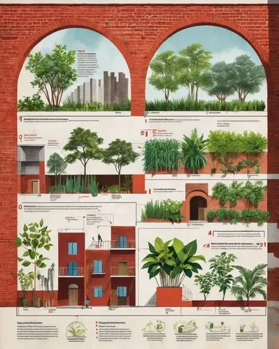 infographic elements,eco-construction,perennial plants,garden buildings,garden plants,outdoor plants,houses clipart,plant community,garden of plants,exotic plants,permaculture,ecological sustainable development,ornamental plants,garden elevation,vegetable garden,fruit trees,plants,tree species,compound wall,bamboo plants,Unique,Design,Infographics