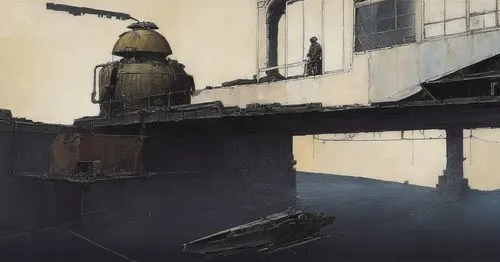 drydock,dockyard,oil tank,mogami,drydocked,shipyard,overpainting,ship yard,shipyards,old ship,drydocks,undock,freighter,diving bell,old ships,withdrawn,docked,industrial landscape,docks,anzio,Illustration,Realistic Fantasy,Realistic Fantasy 06