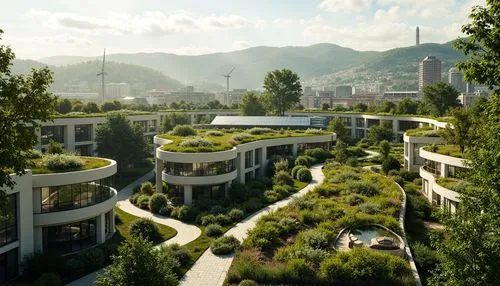 ecovillages,ecotopia,europan,ecovillage,terraformed,building valley,urban design,cohousing,interlace,streamwood,jiangzhou,urban development,apartment blocks,bicaz,bioregional,residential,landscaped,technopark,biopolis,green valley