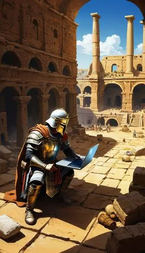 coliseum,italy colosseum,tarkus,gladiatorial,aspendos,ibn tulun,Illustration,Realistic Fantasy,Realistic Fantasy 06