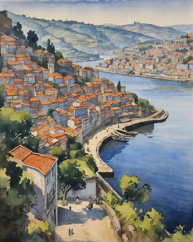 dubrovnik,dubrovnik city,dubrovnic,sveti stefan,porto,island of rab,douro,mediterranean,khokhloma painting,panoramic landscape,lavaux,vizcaya,the old town,douro valley,oberlo,medina,scilla,villages,provence,escher village,Photography,Black and white photography,Black and White Photography 12