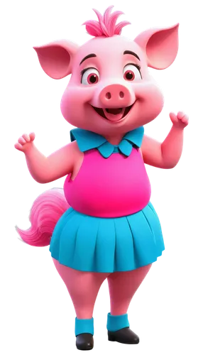 cartoon pig,pinkola,pig,mcdull,suckling pig,kawaii pig,piggot,darci,pignero,peppa,porc,piggie,pignataro,pigman,pua,piggly,swine,porky,porker,fundora,Illustration,Black and White,Black and White 06