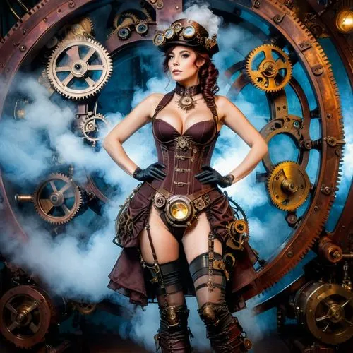 steampunk gears,steampunk,clockmaker,horologist,watchmaker,machinist,ships wheel,cog wheel,clockwork,steamboy,rasputina,girl with a wheel,clockmakers,seamico,cogs,spinning wheel,antiquorum,brakewoman,clockworks,helsing,Conceptual Art,Fantasy,Fantasy 25