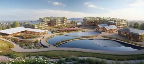 ecovillages,bjarke,europan,ecovillage,snohetta,ecotopia,skolkovo,cohousing,danyang eight scenic,renderings,songdo,new housing development,ecoterra,megaproject,seasteading,3d rendering,hanyuan,floating islands,ecopark,kunshan,Photography,General,Realistic