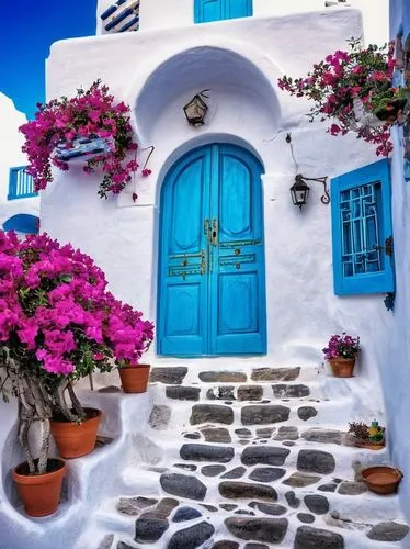 greek island,greece,greek islands,blue door,blue doors,skopelos,mykonos,cat greece,hellenic,santorini,lakonos,aegean,amorgos,santorin,puglia,aeolian islands,exterior decoration,greek feta cheese,splendid colors,folegandros,Illustration,Retro,Retro 13