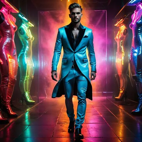 neon lights,ferras,strobes,kellan,sauli,the suit,Photography,General,Fantasy