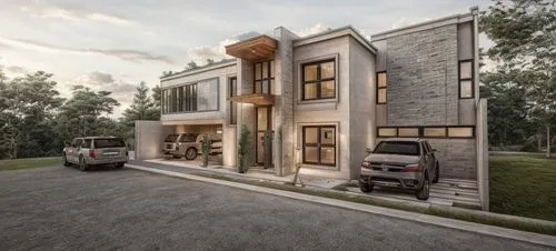 kleinburg,3d rendering,modern house,residential house,duplexes,two story house,Architecture,General,Modern,None