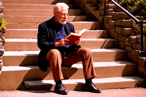 man on a bench,ferlinghetti,elderly man,curb,readership,people reading newspaper,demeanors,lectura,reading,pleasantville,grandpa,relaxing reading,blonde woman reading a newspaper,read a book,faulkner,perusing,reader,gramps,gramp,phonebook,Art,Artistic Painting,Artistic Painting 23