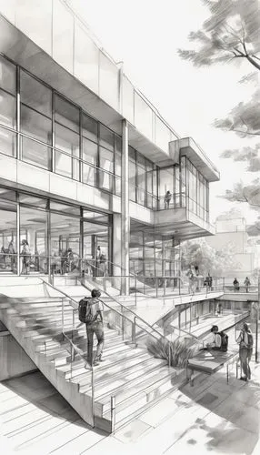 sketchup,renderings,school design,revit,unbuilt,3d rendering,autodesk,penciling,gensler,neutra,aqua studio,arq,cantilevers,redevelopment,rendered,snohetta,habitaciones,archidaily,roughs,epfl,Illustration,Black and White,Black and White 30