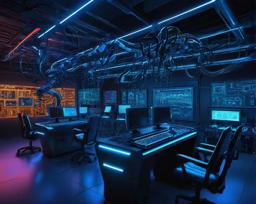 computer room,sci fi surgery room,the server room,engine room,neon human resources,ufo interior,control desk,control center,cyber,cyberspace,cybertruck,modern office,working space,data center,research station,computer workstation,cyberpunk,industrial security,electrical network,computer desk,Illustration,Realistic Fantasy,Realistic Fantasy 04