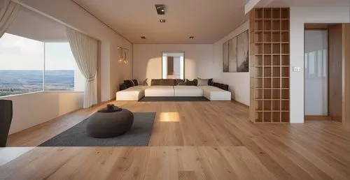 modern room,hardwood floors,wooden floor,wood floor,wood flooring,room divider,sky apartment,great room,bedroom,laminate flooring,sleeping room,danish room,guest room,hallway space,flooring,penthouse apartment,japanese-style room,modern decor,laminated wood,livingroom,Photography,General,Realistic